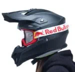 Spect Red Bull Whip MX Goggles Singel lens red clear
