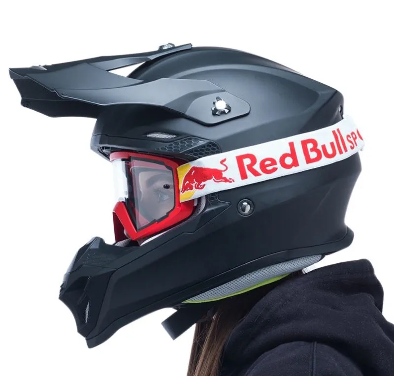 Spect Red Bull Whip MX Goggles Singel lens red clear