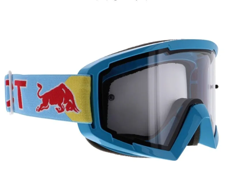 674-220099 Spect Red Bull Whip MX Goggles Singel lens blue clear