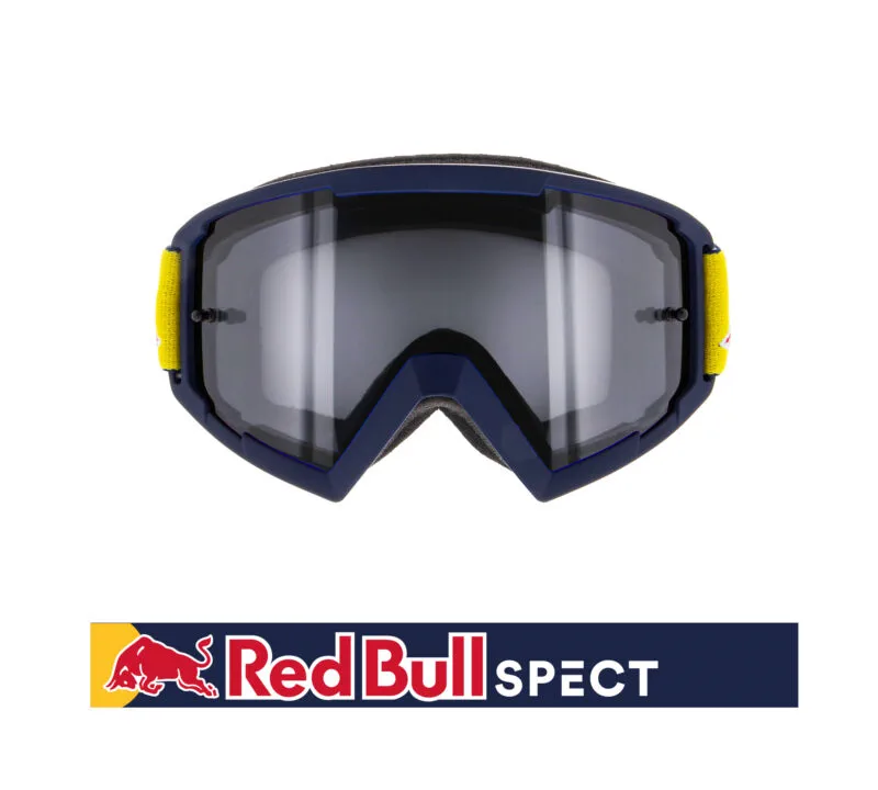 Spect Red Bull Whip MX Goggles Singel lens black/blue clear