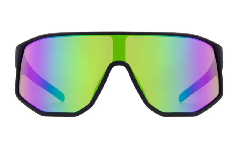 674-23001 Spect Red Bull Dash Sunglasses Matt Black w Blue-Green Mirror