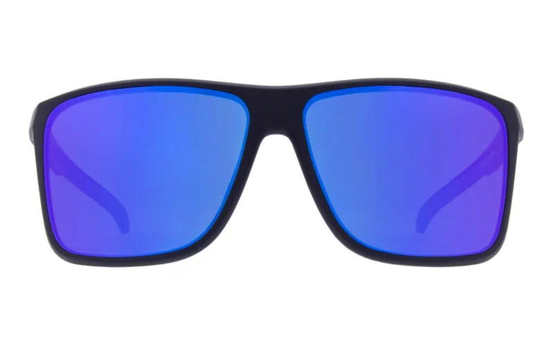 674-23018 Spect Red Bull Tain Sunglasses Matt Black w Blue Mirror