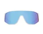 Spect Red Bull Dash Sunglasses Shiny White-Blue w Smoke Blue Mirror lens