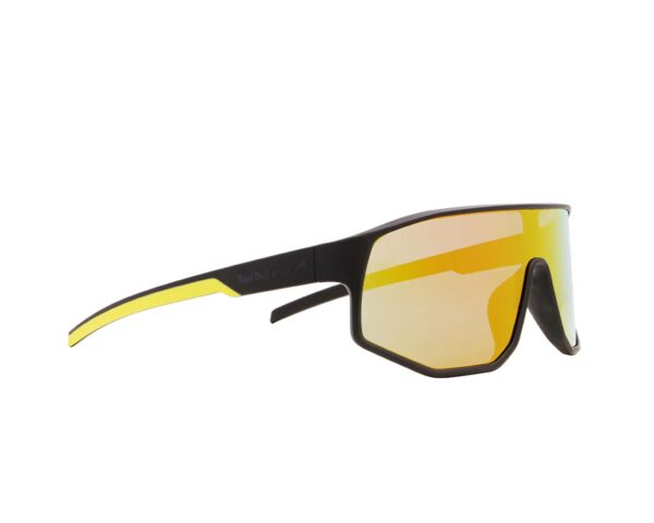 Spect Red Bull Dash Sunglasses Soft Black-Yellow w blue-pink-yellow mirror lens