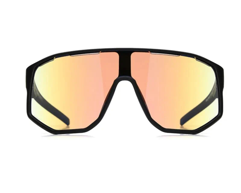 674-25003 Spect Red Bull Dash Pro Sunglasses Soft Black w Photochromic Blue Mirror lens
