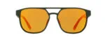 Spect Red Bull Elroy Sunglasses Soft Olive Green w Brown Red Mirror lens