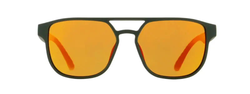 674-25015 Spect Red Bull Elroy Sunglasses Soft Olive Green w Brown Red Mirror lens