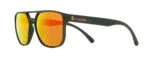 Spect Red Bull Elroy Sunglasses Soft Olive Green w Brown Red Mirror lens
