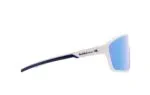 Spect Red Bull Daft Sunglasses Shiny White/Blue w Smoke Blue Mirror lens