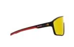 Spect Red Bull Daft Sunglasses Soft Black/Red w Brown Red Mirror lens