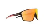 Spect Red Bull Daft Sunglasses Soft Black/Red w Brown Red Mirror lens