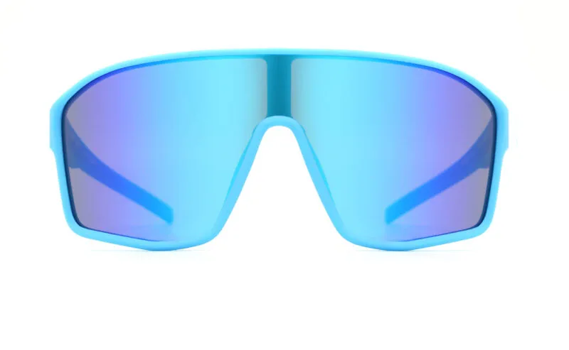 674-25025 Spect Red Bull Daft Sunglasses Soft Light Blue w Smoke Blue Mirror lens