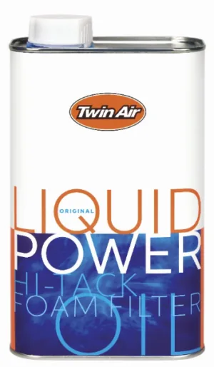 Twin Air Liquid Power Air Filter Oil (1 liter) (12) (IMO)
