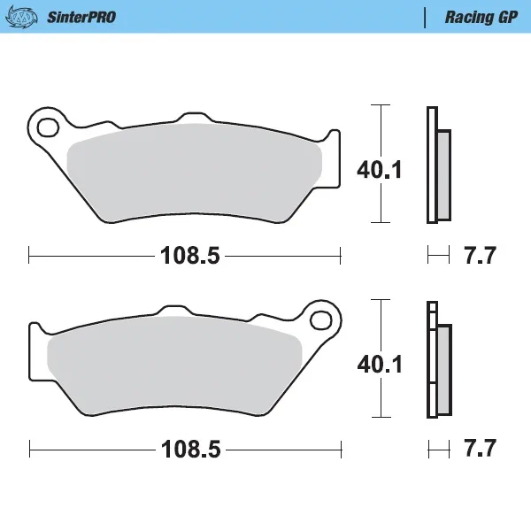 6774a8522c8f177bce4a3b09a322a00a8d88ebf1_235_093112 Moto-Master Bromsklossats KTM: 450 Rally 2011--> Husqvarna: FR450 Rally 2016--> - Bromsbelägg