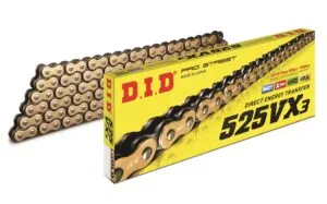D.I.D 525VX3 G&B Kedja+Nitlås(ZJ)