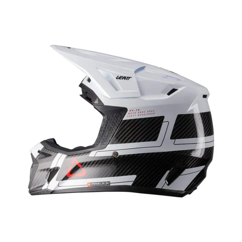 Leatt Hjälm+Goggles Moto 9.5 Carbon/Vit V26