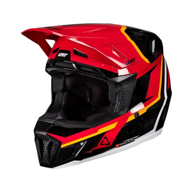 Leatt Hjälm+Goggles Moto 7.5 Röd V26