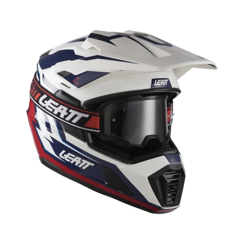 Leatt Hjälm + Goggles ADV 7.5 Blå/Röd