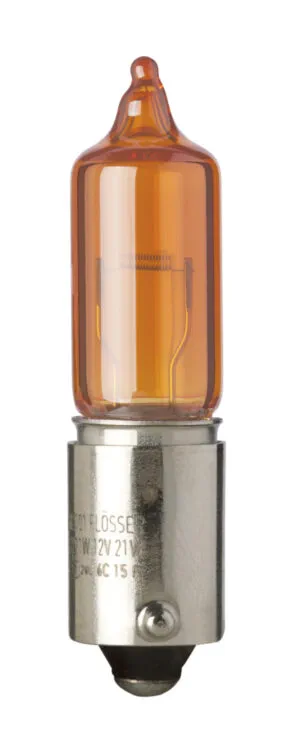 Flösser Glödlampa HY21W 12V 21W BAW9s Amber