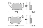 Sbs Bromsklossats Sintered Offroad - Bromsbelägg