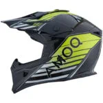 AMOQ Meteor V2 Helmet Axis Svart/Gul glansig