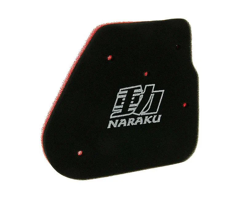 6a8fec2e147486b94c5636ea42e602e9e3f68ec9_302_0953 Naraku Luftfilter Double Layer CPI- / Keeway-skotrar 2-T
