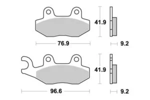 Sbs Bromsklossats Ceramic (713HF)
