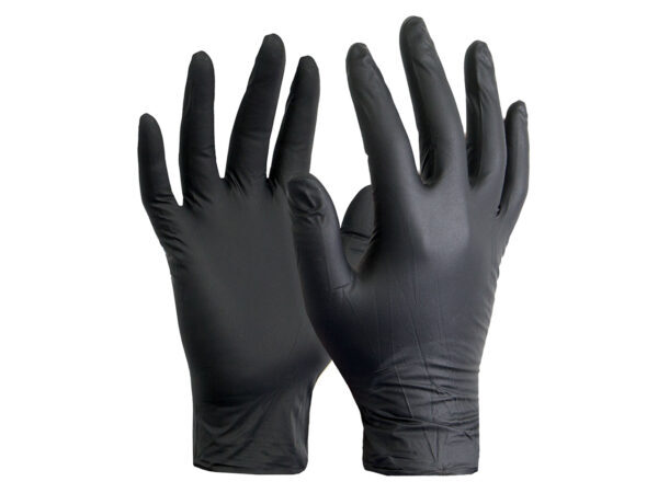 Hyper Nitrile Gloves Svart (50-pack)