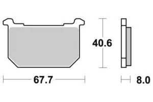 Sbs Bromsklossats Ceramic