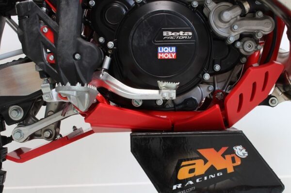 AXP Xtrem HDPE Skid Plate Red Beta 250RR/300RR 20-24