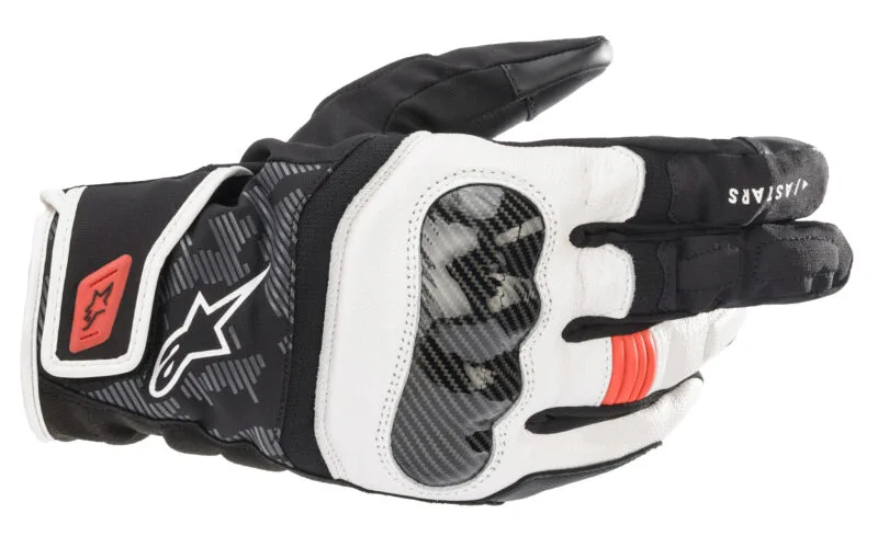 6f474b136497eef79d45e750389eac2c69e98f3a_694_3527421_1231_4 Alpinestars Handske SMX Z Drystar Svart/Vit/Röd fluo