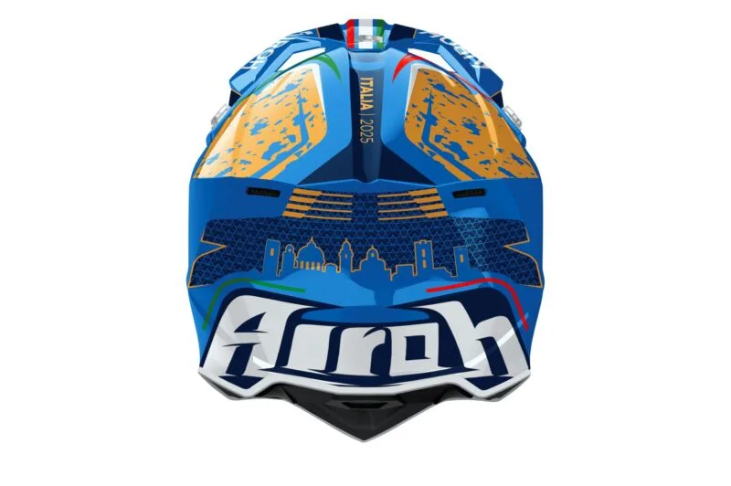 Airoh Hjälm Wraaap 6DAYS Italy 2025 glansig