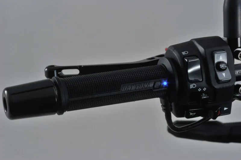 Daytona Heated Grips Street 4-level / open end (22mm) - Handtag