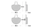 Sbs Bromsklossats Sintered - Bromsbelägg