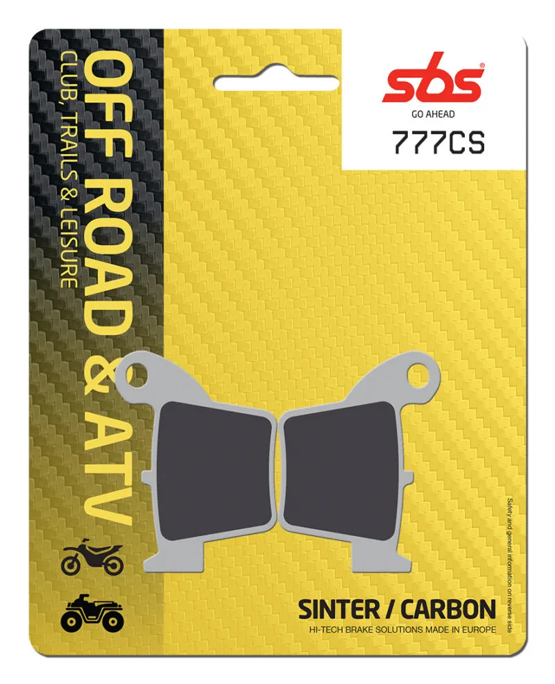 Sbs Bromsklossats Carbon Silver - Bromsbelägg