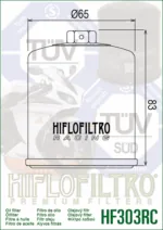 HiFlo oljefilter HF303RC (Racing 17mm)