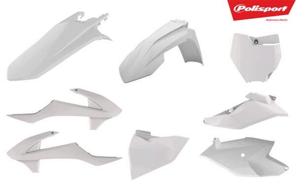 Polisport plastic kit SX85 18-24 white (1)