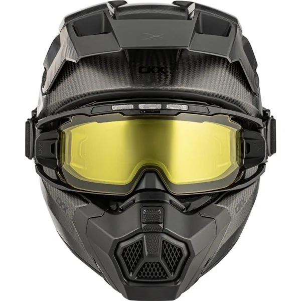 CKX Hjälm Titan AMS Matt Carbon + Brillor