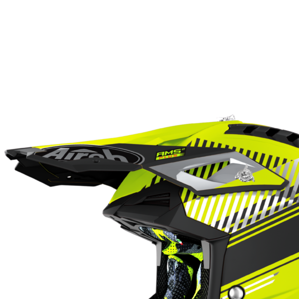 Airoh Aviator 3 Skärm Wave gul matt