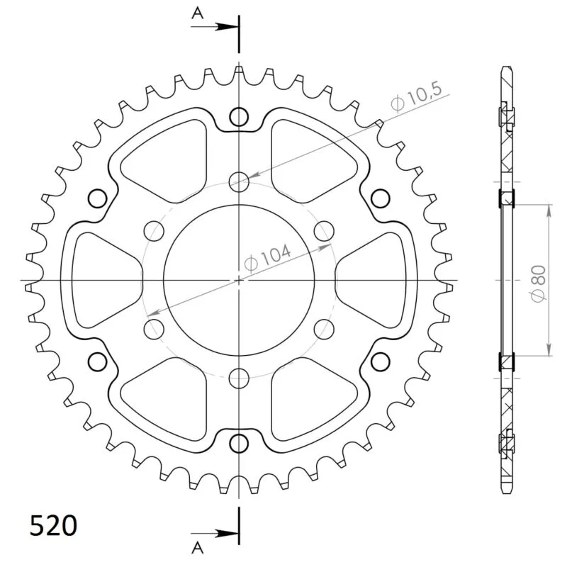 Supersprox Stealth Bakdrev Svart