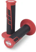 Protaper Handtag Clampon 1/2 Waffle Röd/Svart - Pro Taper