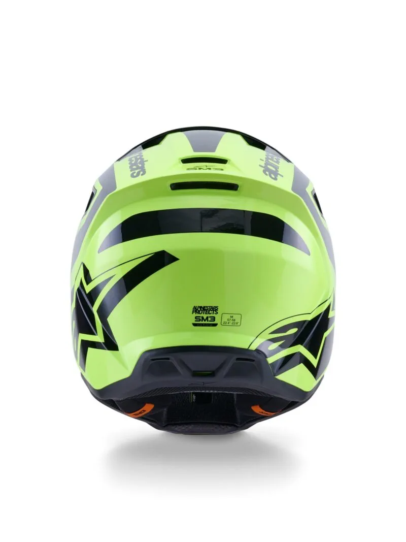 Alpinestars Hjälm S-M3 Heat Fluo Gul/Svart