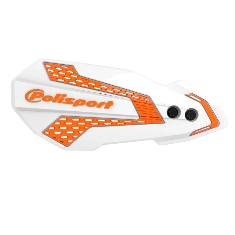 8308200004 Polisport MX Flow Handskydd KTM SX/EXC 14-.. White/Orange