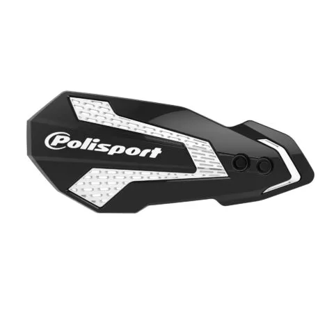 Polisport MX Flow Handskydd KX450F (19>)/KX250F(20>) SVART/VIT (16)