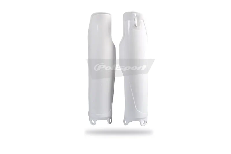 8351800001 Polisport Fork Guards YZ450F 23-.. YZ250F 24-.. White (1) - Gaffelskydd