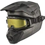 CKX Hjälm Titan AMS Matt Carbon + Eluppvärmda Brillor