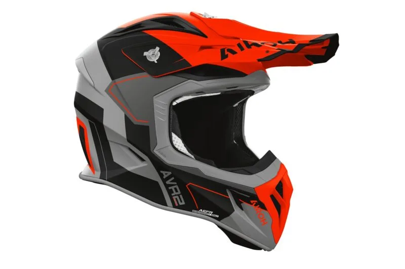 Airoh Hjälm Aviator Ace 2 Shield Orange matt