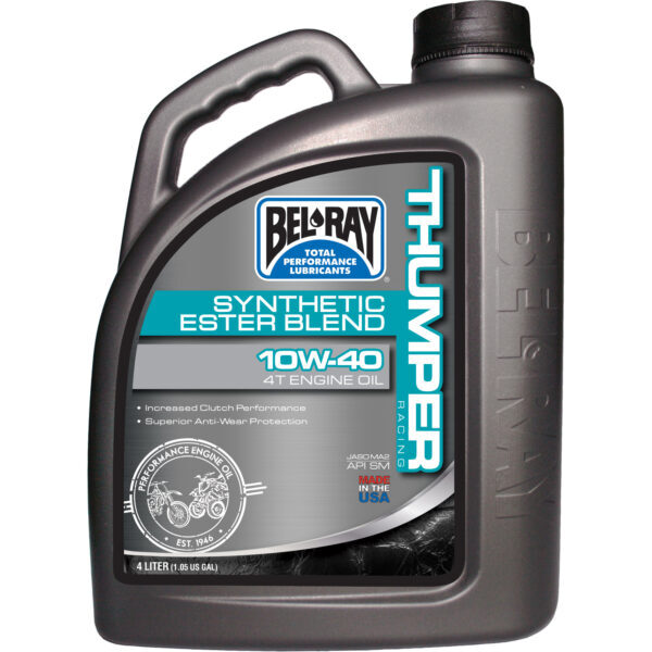 Bel-Ray Thumper Racing Synthetic Ester Blend 4T 10W-40 4L