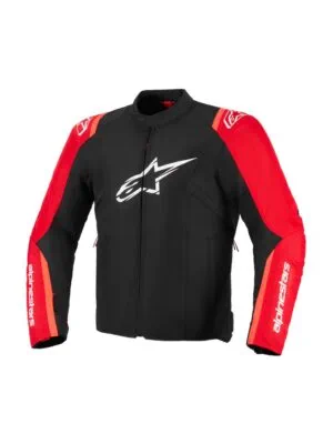 Alpinestars Jacka T-SPS v2 Vattentät Svart/Röd Fluo