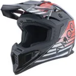 AMOQ Meteor V2 Helmet Axis Svart/Röd glansig